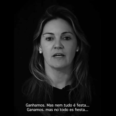 Gabi Zanotti protesta contra estrutura da Libertadores Feminina em vídeo publicado nas redes sociais - Reprodução/Instagram