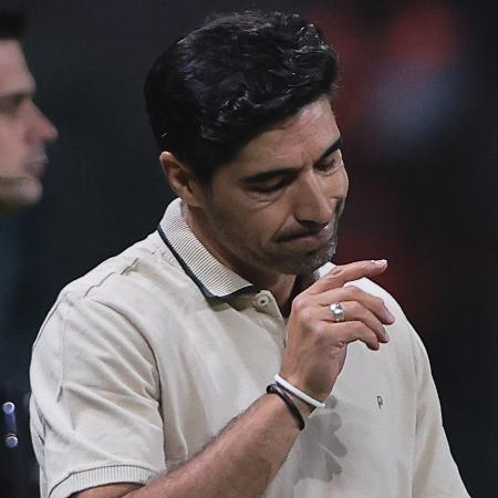 Abel Ferreira, técnico do Palmeiras, durante jogo contra o Bahia Abel Ferreira, técnico do Palmeiras, durante jogo contra o Bahia