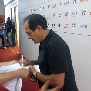 Muricy Ramalho, tricampeão pelo São Paulo e novo treinador do Flamengo, comparece à despedida de Rogério Ceni - Guilherme Palenzuela / UOL