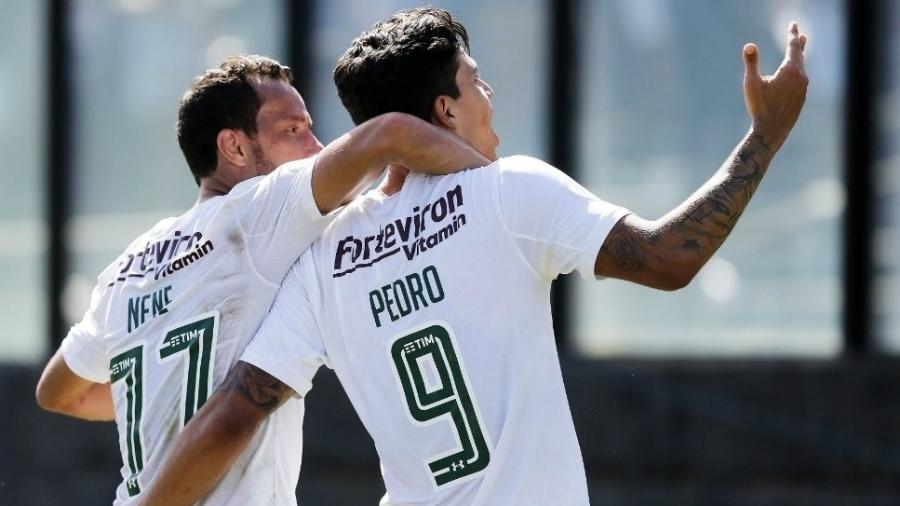 Pedro comemora gol pelo Fluminense: venda virou penhora - Úrsula Nery/ @FFERJ