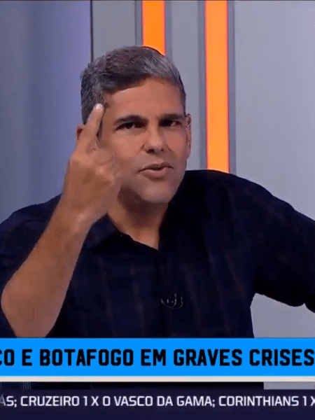 Apresentador João Guilherme no programa "Expediente Futebol", do Fox Sports - Reprodução/Fox Sports