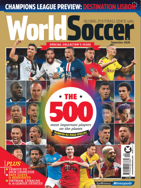 Capa da World Soccer traz Daniel Alves e Gabigol entre os 500 jogadores mais importantes - Reprodução/Twitter/World Soccer