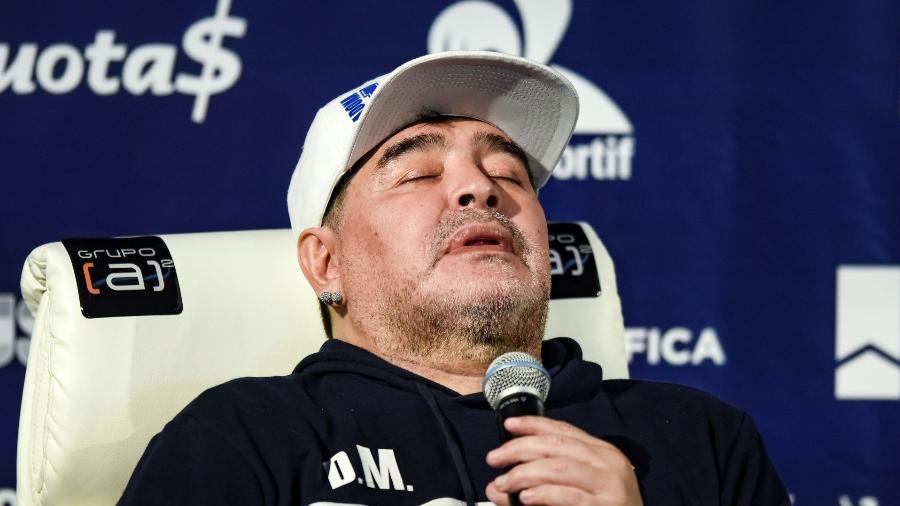 Diego Maradona dá entrevista - Marcelo Endelli/Getty Images