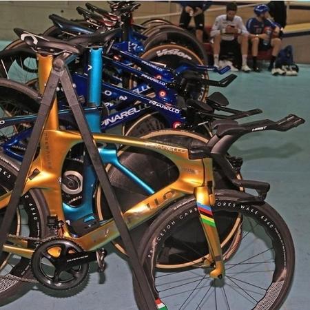 Bicicletas da seleção italiana de ciclismo roubadas antes do mundial - Reprodução/ Instagram