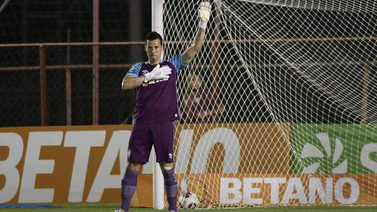 Goleiro Fábio faz a estreia pelo Fluminense no duelo com o Audax Rio, pelo Carioca - DHAVID NORMANDO/FUTURA PRESS/FUTURA PRESS/ESTADÃO CONTEÚDO - DHAVID NORMANDO/FUTURA PRESS/FUTURA PRESS/ESTADDOÃ ÚÇ