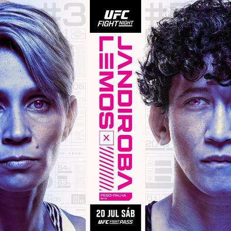 Lemos e Jandiroba fazem o evento principal do UFC Vegas 94