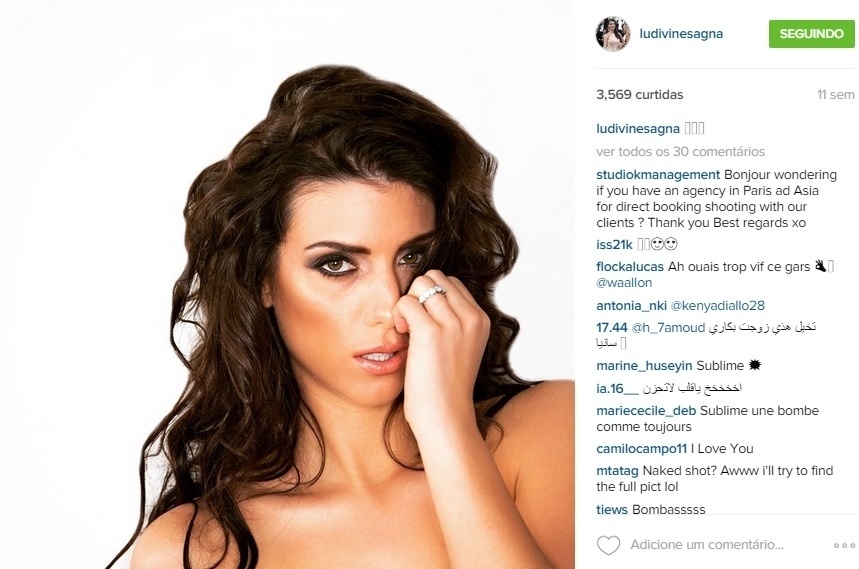 Ludivine Sagna, mulher do lateral Bacary Sagna - Reprodução/Instagram