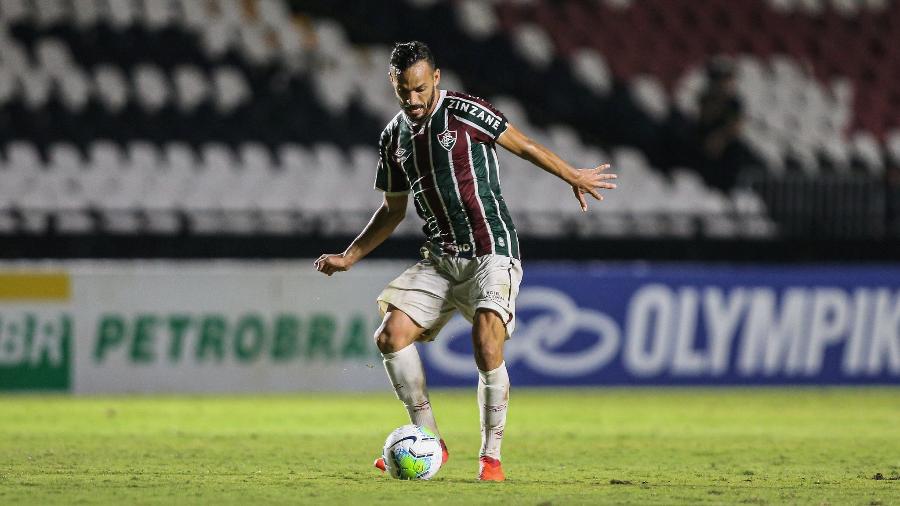 Yago levou o terceiro cartão amarelo e virou desfalque no Fluminense - Lucas Merçon/Fluminense FC