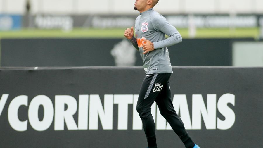 Gabriel durante treino do Corinthians - Rodrigo Coca/Agência Corinthians