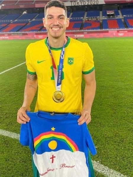 Nino com camisa do estado de Pernambuco - Reprodução/Instagram