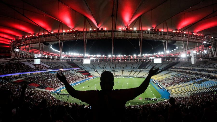 Torcida do Flamengo em jogo do clube no Maracanã - Divulgação/Flamengo