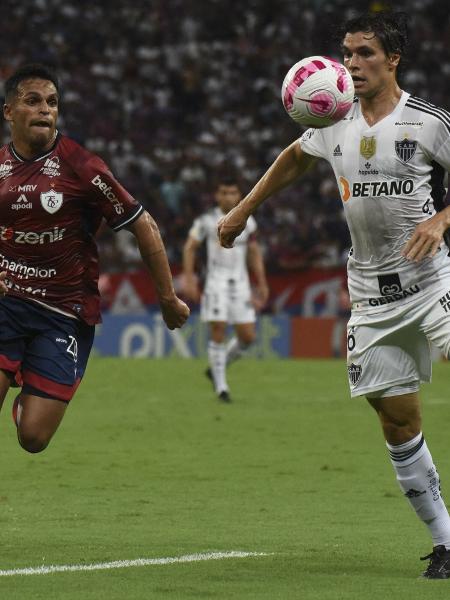 Dodo, do Atlético-MG, em partida contra o Fortaleza pelo Campeonato Brasileiro - CAIO ROCHA/ISHOOT/ESTADÃO CONTEÚDO