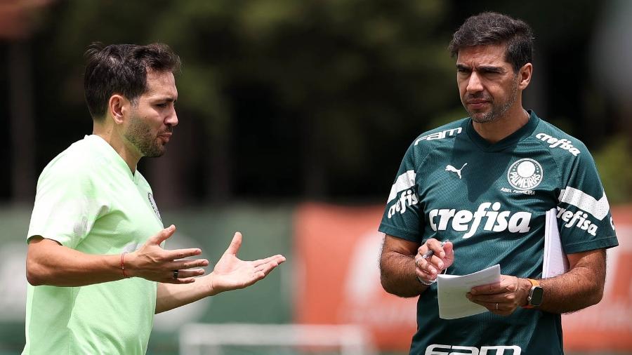 Abel Ferreira comanda o Palmeiras no Allianz Parque