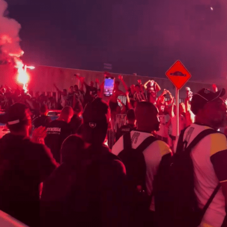 Elenco do Botafogo é recebido com festa no Rio após a classificação na Libertadores