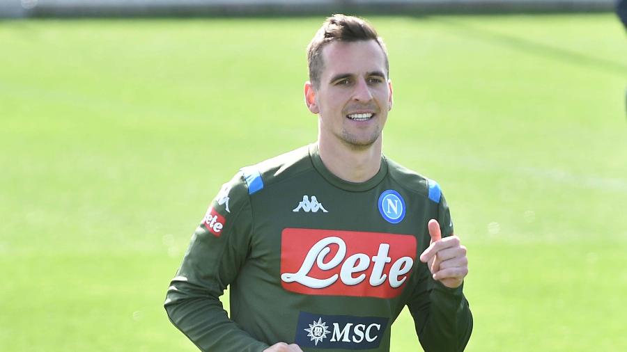 Arkadiusz Milik é alvo da Roma no mercado da bola - SSC NAPOLI/SSC NAPOLI via Getty Images