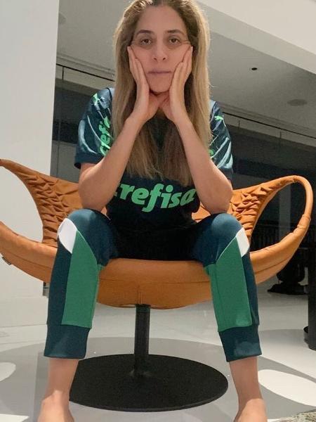 Leila Pereira, conselheira e patrocinadora do Palmeiras, compartilhou foto após derrota - Reprodução