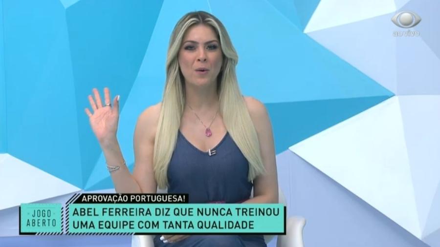 Renata Fan diz que Abel Ferreira recuperou Scarpa e manda recado para português - Reprodução/Band