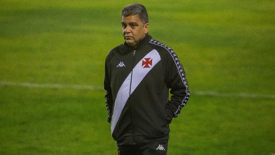 Marcelo Cabo, técnico do Vasco, durante partida contra o Brasil de Pelotas, pela Série B do Brasileiro - Volmer Perez/AGIF