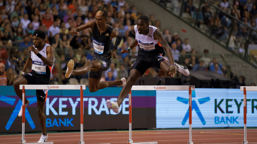 Alison dos Santos conquista medalha de ouro na Liga Diamante, em Bruxelas - Matthew Quine/Diamond League