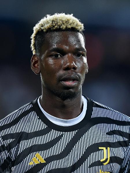 Paul Pogba, volante da Juventus, antes de partida pelo Campeonato Italiano