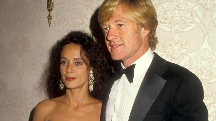 Robert Redford com Sônia Braga em Cannes 