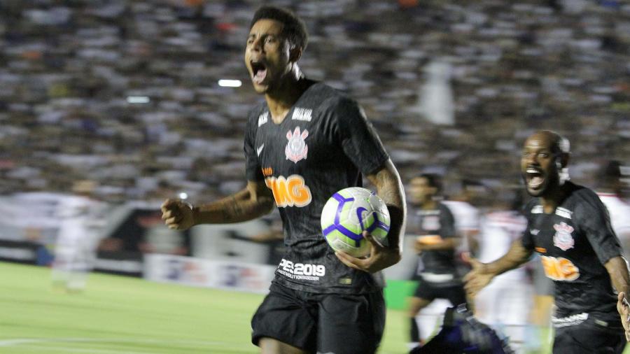 Gustavo comemora gol do Corinthians contra Ferroviário; partida está sendo investigada pela polícia  - ROBSON VILELA/FUTURA PRESS/ESTADÃO CONTEÚDO