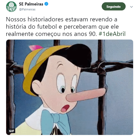 Palmeiras provoca Corinthians em rede social - Reprodução/Twitter