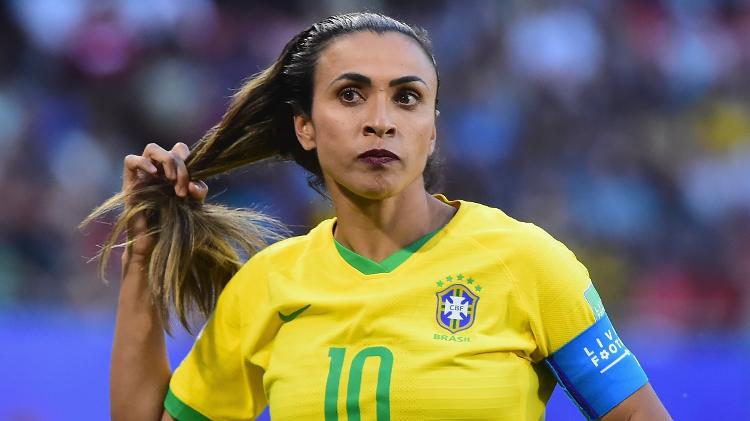 Marta, camisa 10 da seleção feminina - Pier Marco Tacca/Getty Images - Pier Marco Tacca/Getty Images