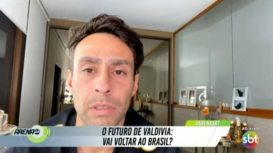 Valdivia quer voltar ao Brasil, mas diz que não jogaria no Corinthians - Reprodução/SBT