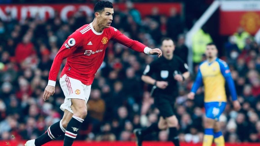 Cristiano Ronaldo desfalcará o Manchester United na partida contra o Liverpool - Reprodução/Twitter/ManUtd