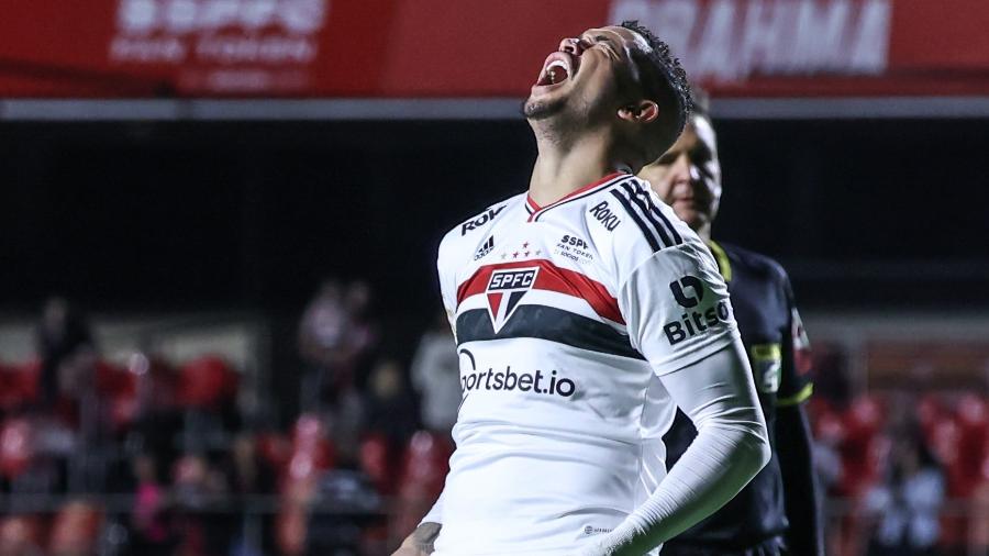 Luciano lamenta chance perdida pelo São Paulo em partida contra o Juventude - Marcello Zambrana/AGIF