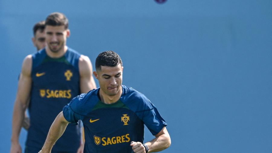 Cristiano Ronaldo tem dois títulos por Portugal: Eurocopa (2016) e Liga das Nações (2019) - PATRICIA DE MELO MOREIRA/AFP