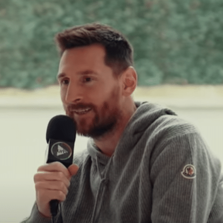 Messi durante entrevista à rádio argentina "Urbana Play" - Reprodução/YouTube