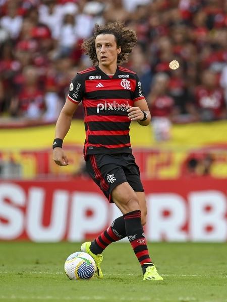 David Luiz, durante a vitória do Flamengo contra o Fluminense