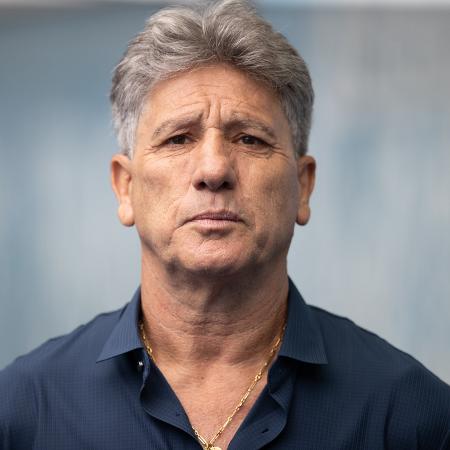 Renato Gaúcho, técnico do Grêmio, durante jogo contra o Corinthians