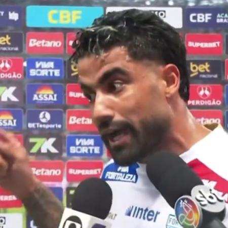 Brítez, zagueiro do Fortaleza, se revoltou com pênalti para o Bahia na Copa do Nordeste Brítez, zagueiro do Fortaleza, se revoltou com pênalti para o Bahia na Copa do Nordeste