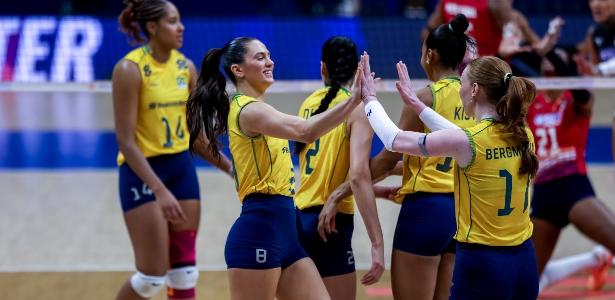 Brasil vira sobre Rep. Dominicana, domina e vence a 2ª na Liga das Nações
