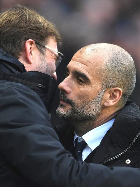 Klopp e Guardiola - Laurence Griffiths/Getty Images - Laurence Griffiths/Getty Images