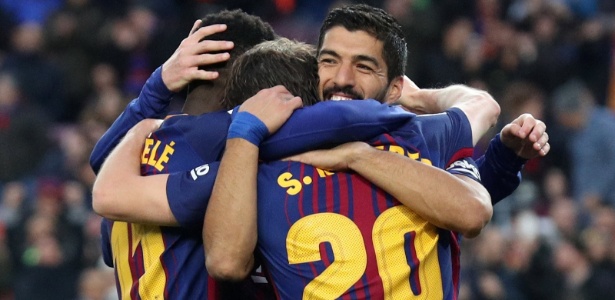 Gol do Barcelona - Albert Gea/Reuters - Albert Gea/Reuters