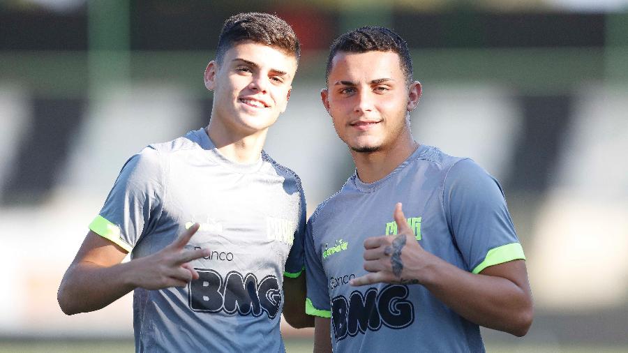 Gabriel Pec e Bruno Gomes: jovens promovidos em 2019 e que deverão ser aproveitados por Abel em 2020 - Rafael Ribeiro / Vasco