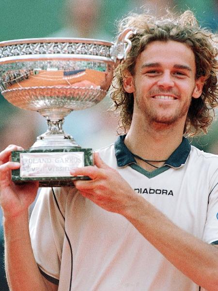 Guga, campeão de Roland Garros em 2000 Guga, campeão de Roland Garros em 2000