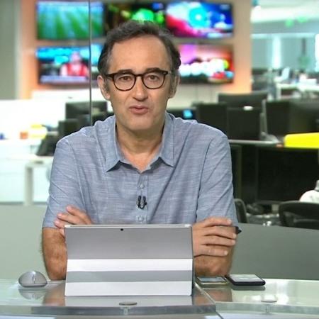 Marcelo Barreto comanda o 'Redação sportv', que completa 20 anos no ar nesta semana