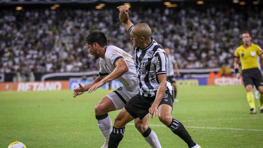 Nino Paraiba jogador do Ceara durante partida contra o Botafogo  - Lucas Emanuel/AGIF