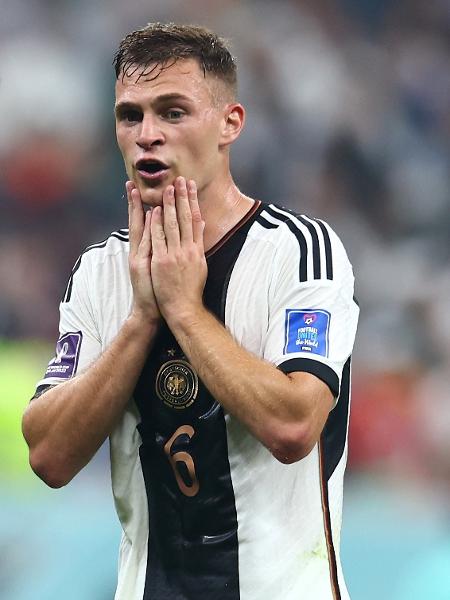 Joshua Kimmich, da Alemanha, durante partida contra a Costa Rica pela Copa do Mundo. - Chris Brunskill/Fantasista/Getty Images