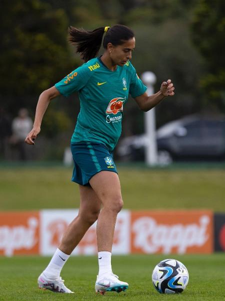 Andressa Alves, durante treino da seleção brasileira feminina - Thais Magalhães/CBF