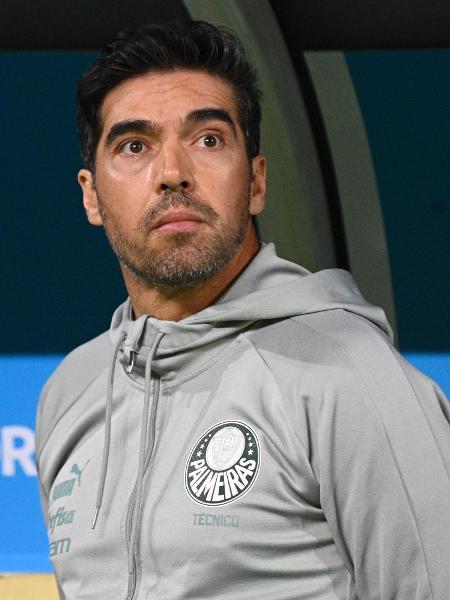 Abel Ferreira, técnico do Palmeiras, em jogo contra o Deportivo Pereira pela Copa Libertadores