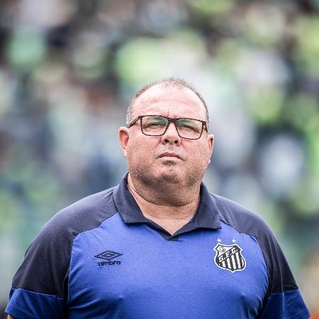 Técnico Marcelo Fernandes à frente do Santos