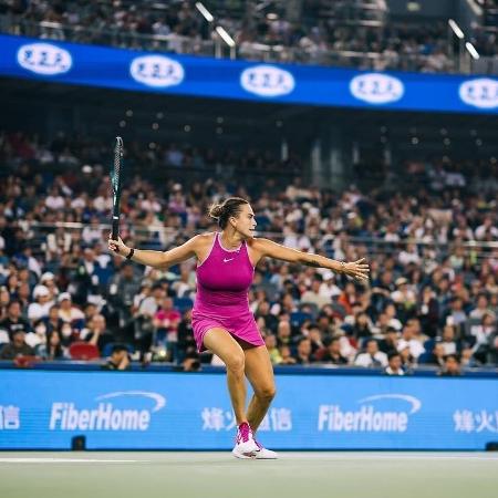 Aryna Sabalenka derrota chinesa no Wuhan Open