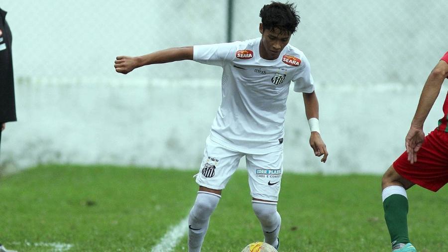 Lucas Yanase já defendeu o Santos entre 2013 e 2014, mas foi dispensado do clube - Pedro Ernesto Guerra Azevedo/Divulgação Santos FC