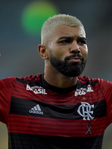 Gabigol comemora seu segundo gol na partida do Madureira contra o Flamengo - Thiago Ribeiro/AGIF